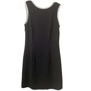 CDC Black and White Sleeveless Mini Dress Vintage